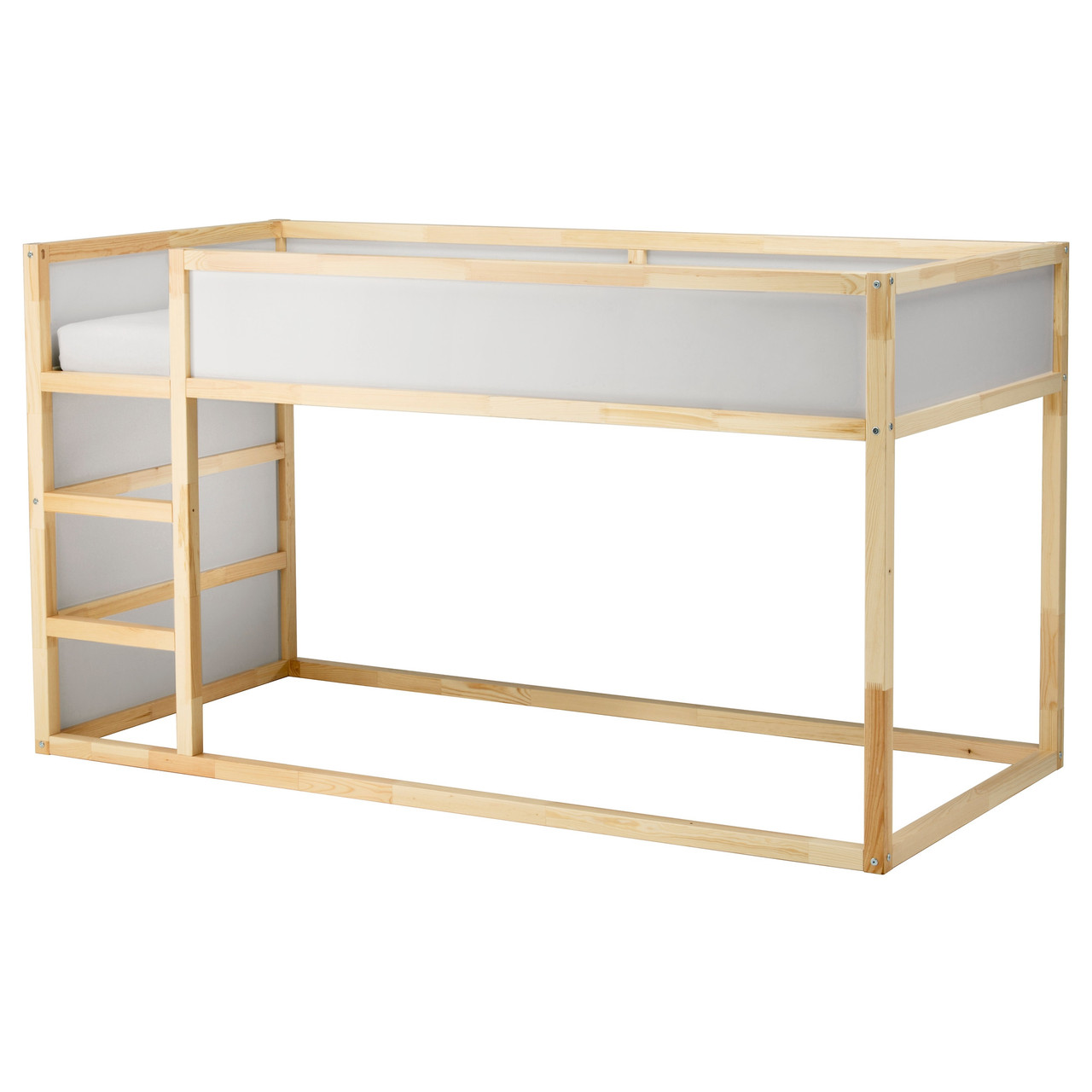 

Двусторонняя детская кровать IKEA KURA 90x200 см белый сосна 802.538.09