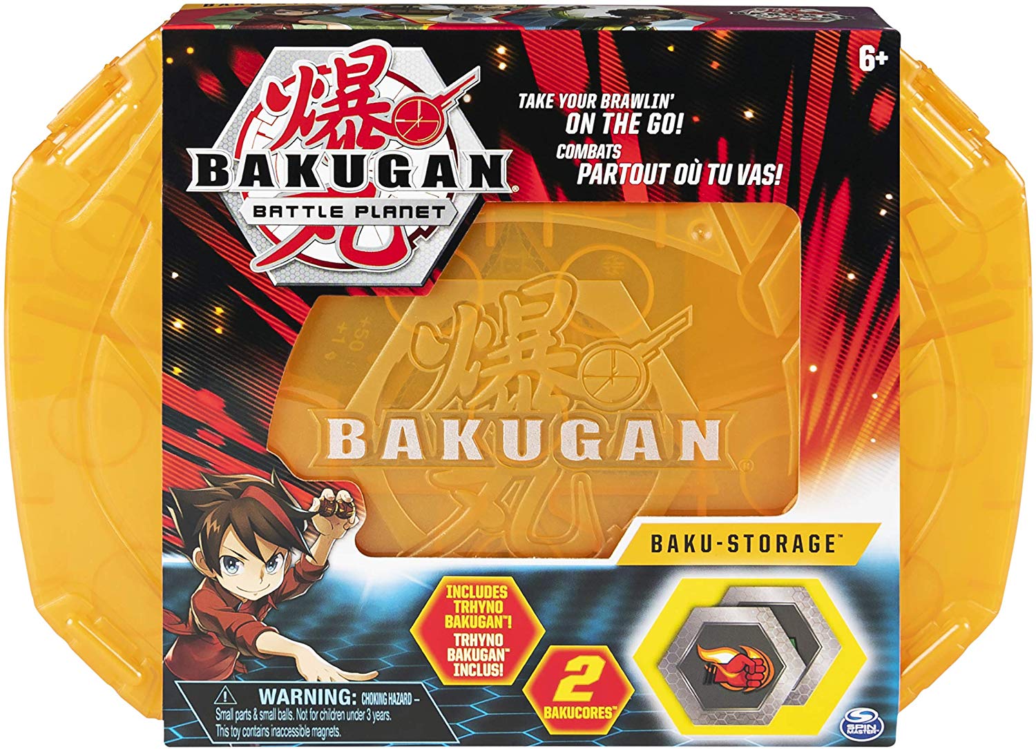 

Bakugan Battle Planet: кейс для хранения бакуганов (оранжевый)