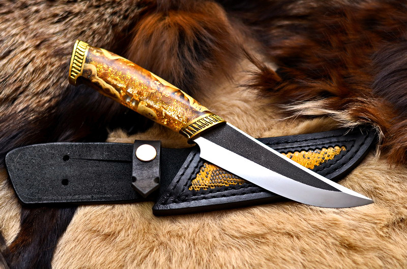 

Коллекционный нож R.A. Knives Золотая лихорадка