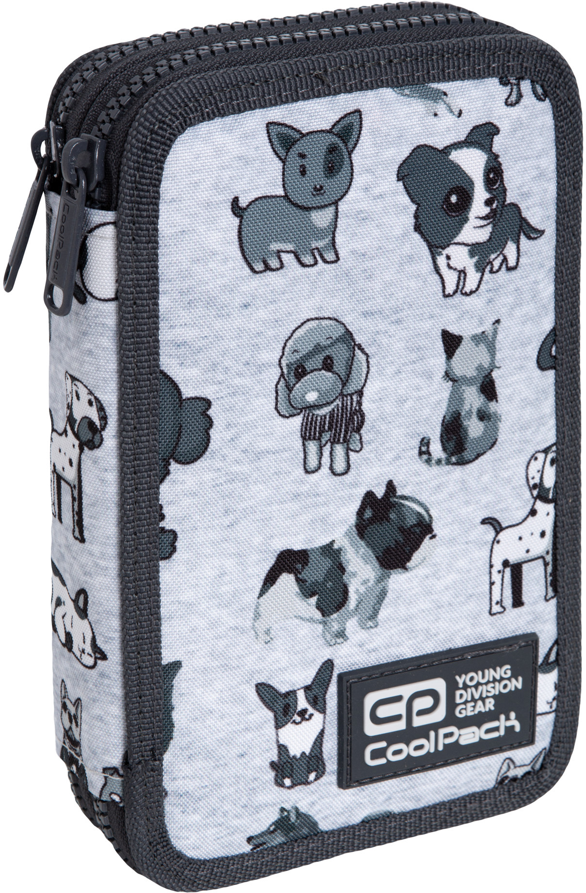 

Пенал Coolpack Jumper 2 35 предметов 2 отделения Doggies (C66180)
