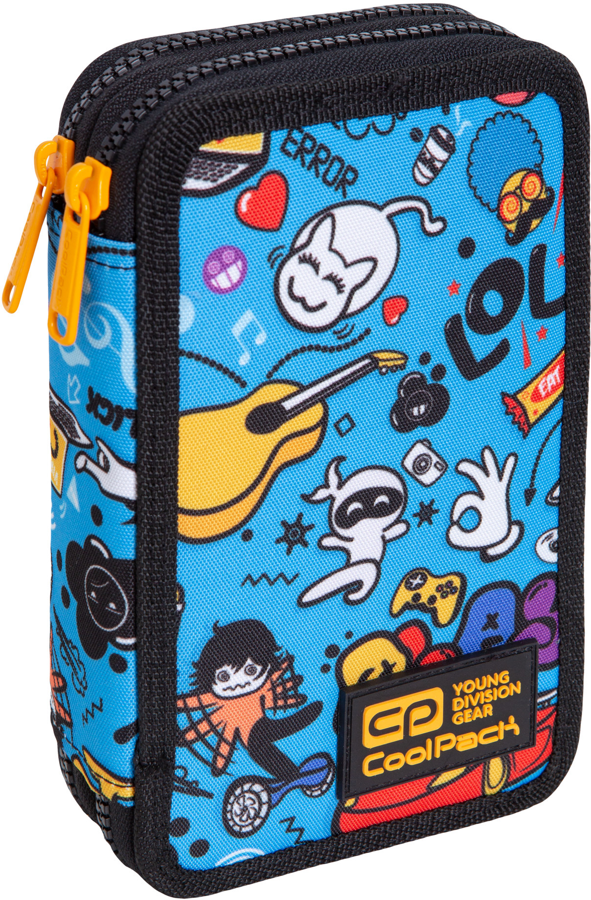 

Пенал Coolpack Jumper 2 35 предметов 2 отделения Party Time (C66243)