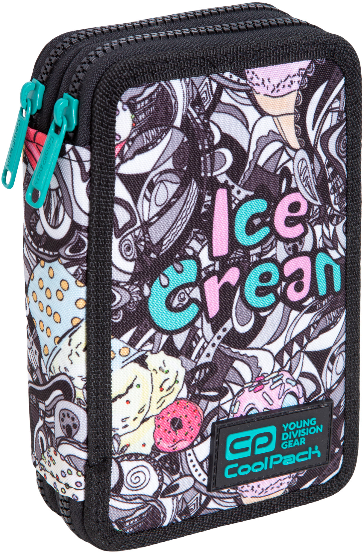 

Пенал Coolpack Jumper 2 35 предметов 2 отделения Ice Cream (C66239)