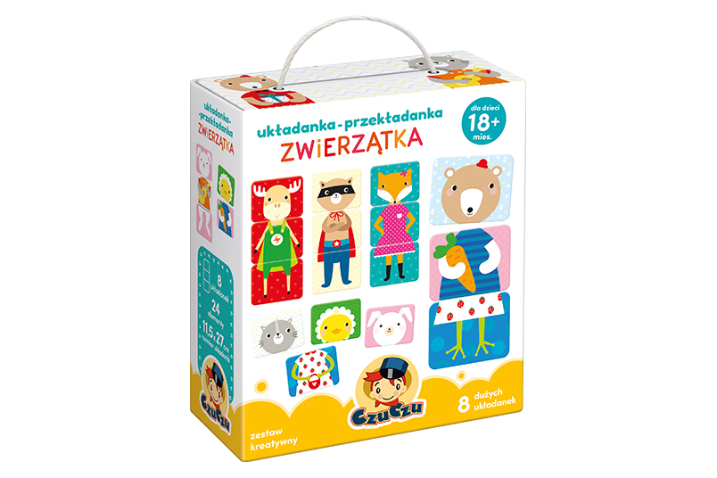 

Пазли-гра "Тварини" CzuCzu 11,5х27 см Різнокольоровий 000030047