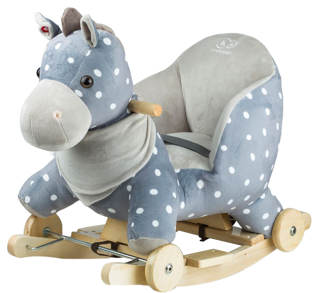 

Лошадка-качалка с колесиками Kinderkraft Gray (158406)