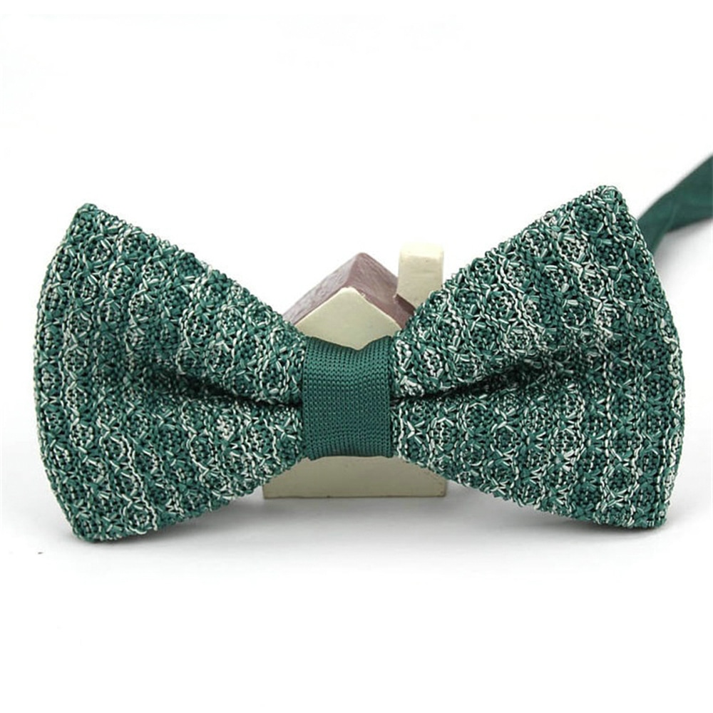 

Бабочка Bow Tie House вязаная зеленая меланжевая 09983