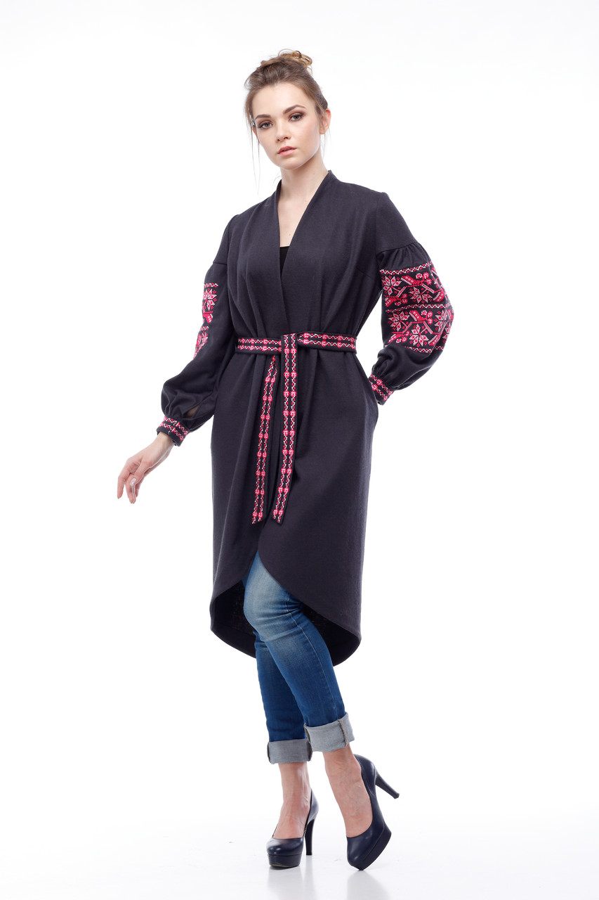 

Вишиванки narodniy-butik Ламана Гілка 44 сірий 1509.1