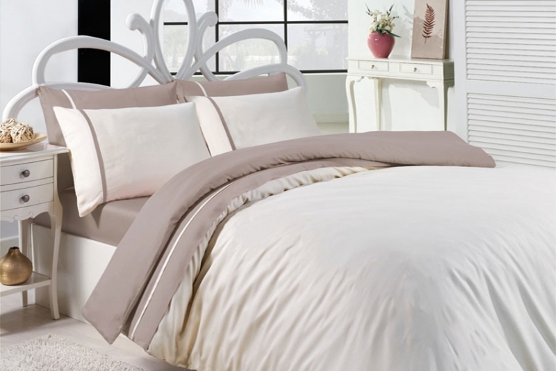 

Постельное белье First choice Fildisi vizon beige S-47 200х220