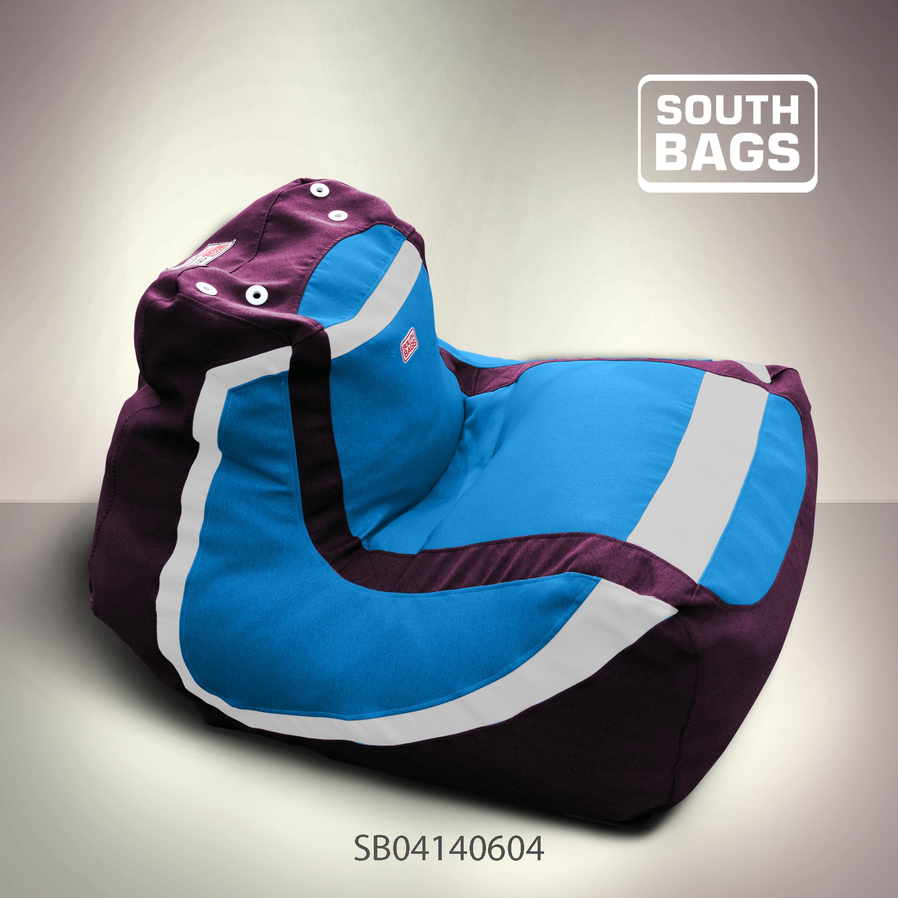 

Кресло South Bags Патрик Фиолетово-Голубой