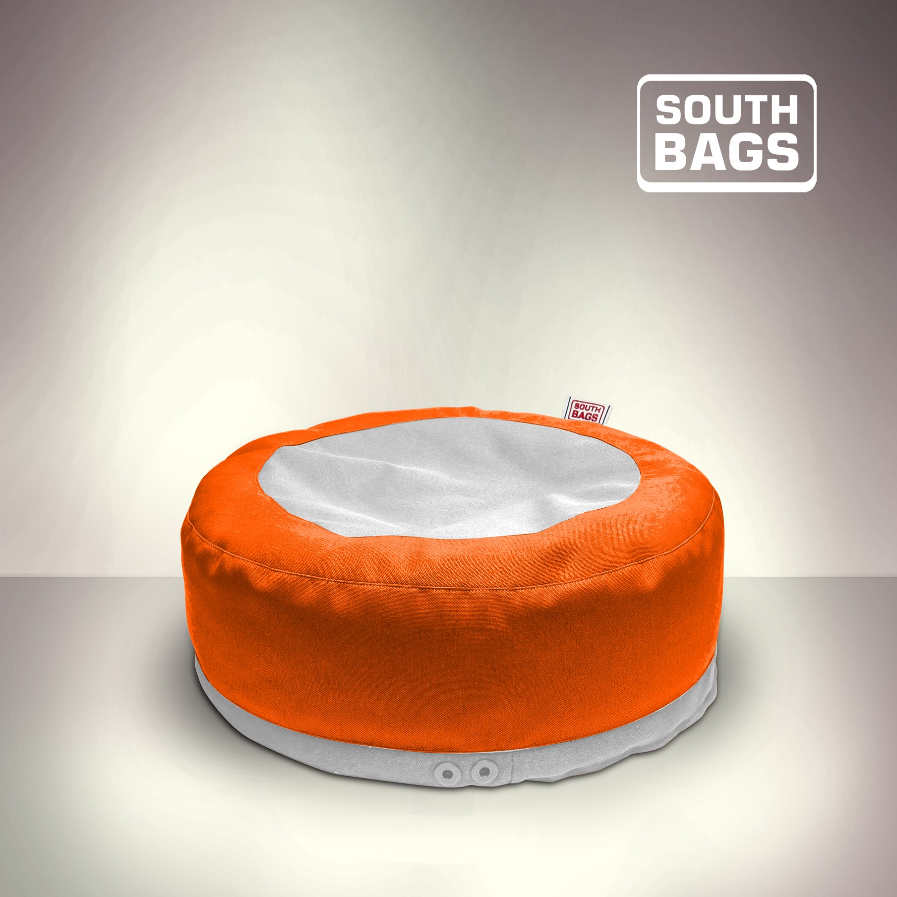 

Пуф South Bags Таблетка для людей и животных Оранжево-Белая