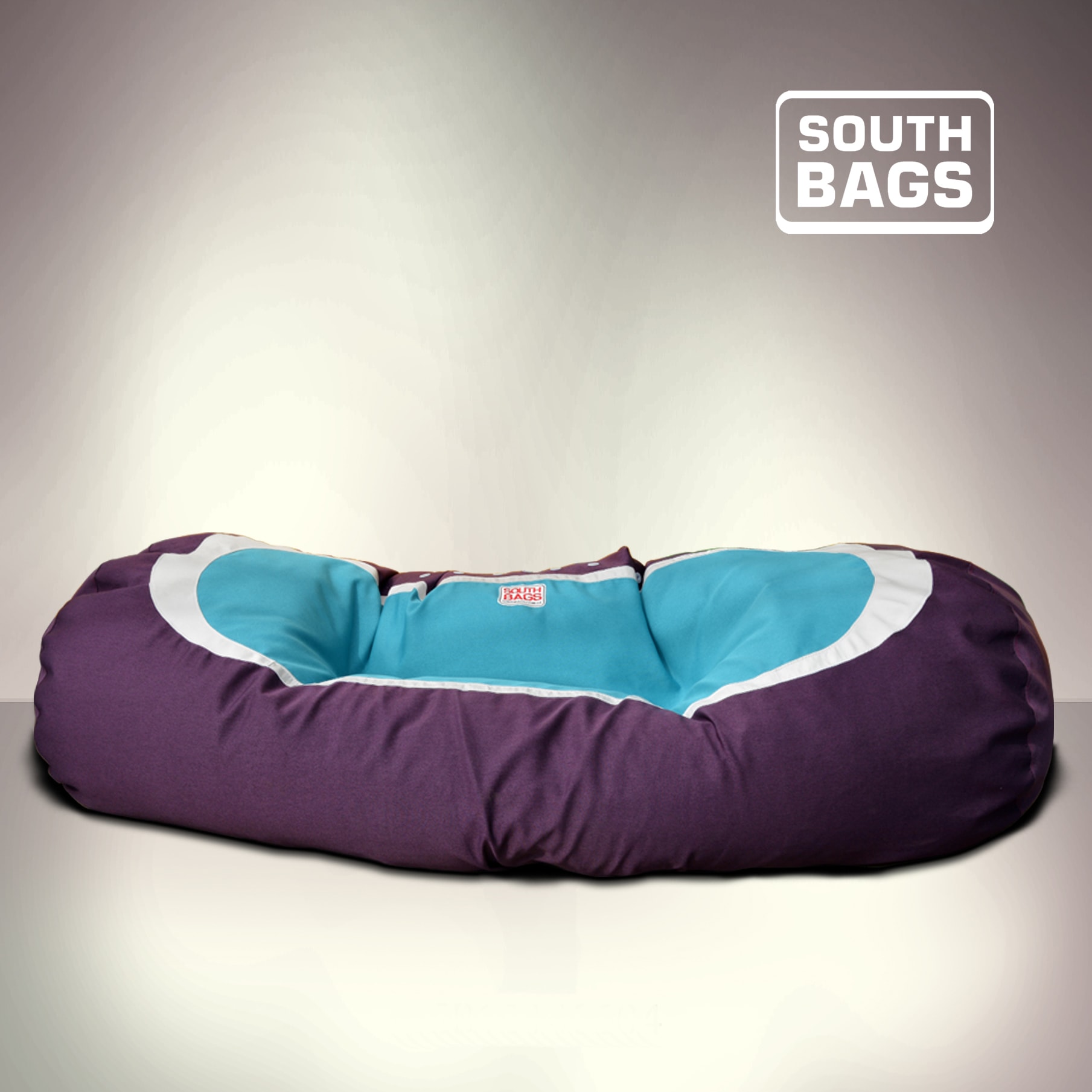 

Диван South Bags Большой Патрик Фиолетово-Голубой