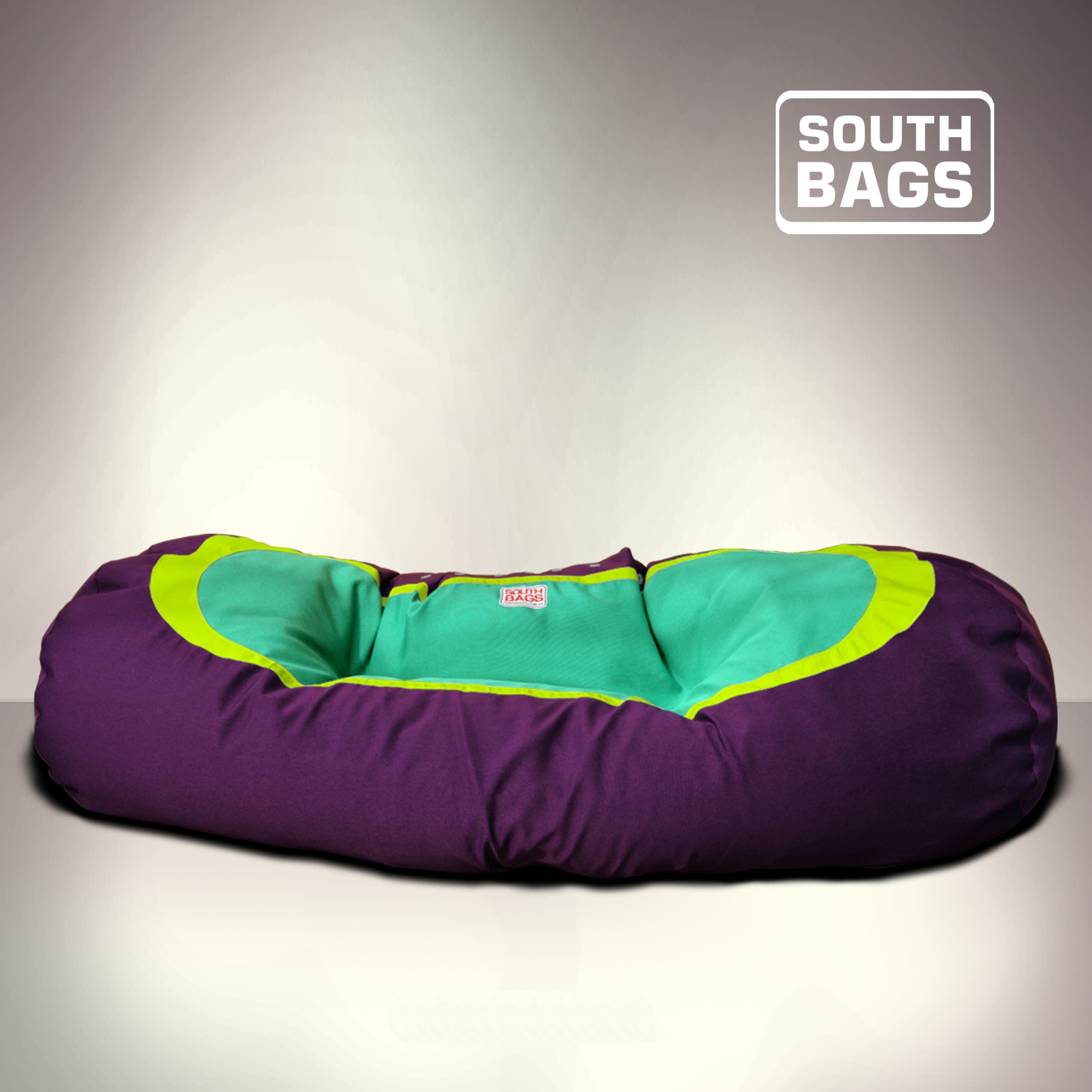 

Диван South Bags Большой Патрик Фиолетово-Зеленый