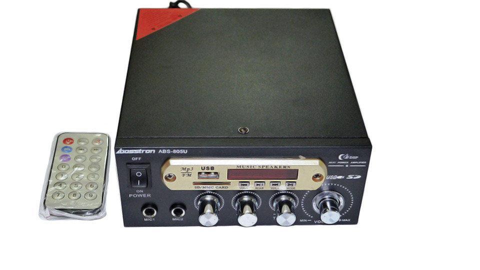 

Усилитель звука с караоке Bosstron ABS-805U Black