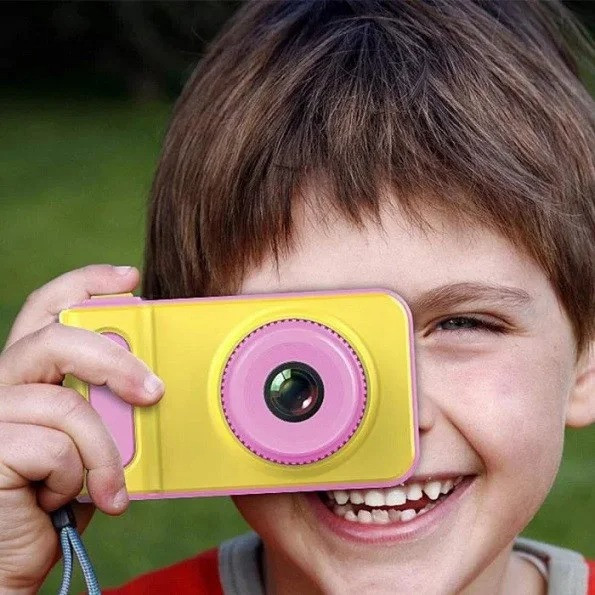 

Детский цифровой фотоаппарат UKC Smart Kids Camera. Розовый
