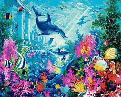 

Картина по номерам Подводный мир. Худ. Стив Рид, 40x50 см., Mariposa