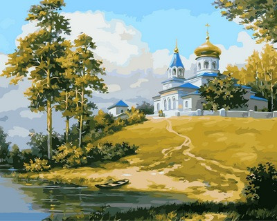 

Картина по номерам VP846 Под Звенигородом. Худ. Михаил Сатаров, 40x50 см., Babylon
