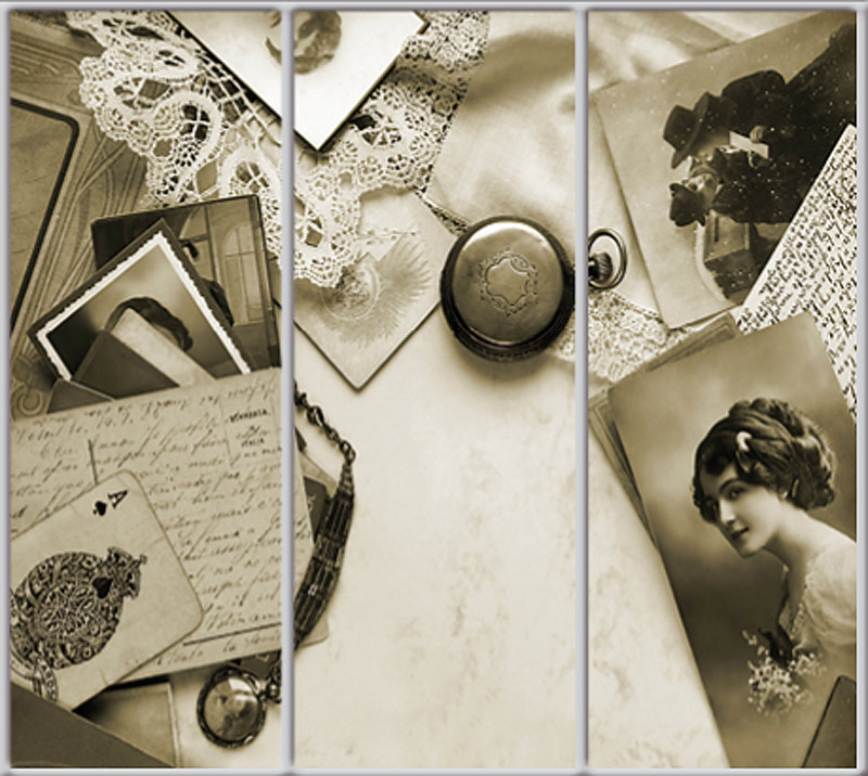 

Шкаф купе Luxe Studio Стандарт-1 Фотопечать Ретро-5 2400x2300x450 трехдверный