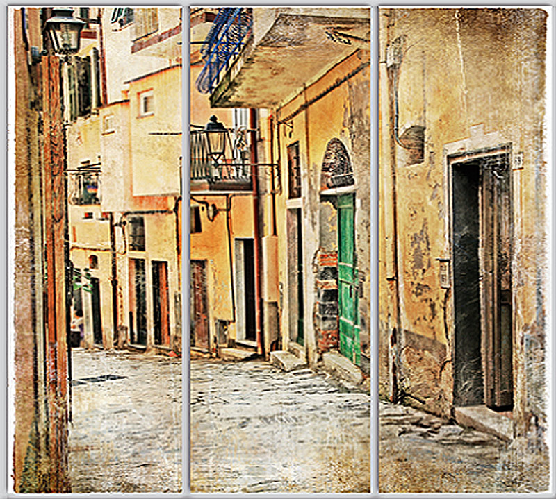 

Шкаф купе Luxe Studio Стандарт-1 Фотопечать Архитектура-13 2400x2200x450 трехдверный