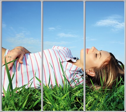 

Шкаф купе Luxe Studio Стандарт-1 Фотопечать Салон красоты-15 2400x2200x450 трехдверный