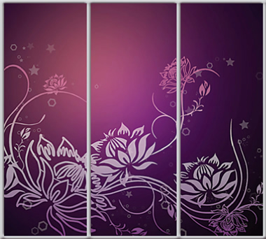 

Шкаф купе Luxe Studio Стандарт-1 Фотопечать Абстракция-56 2400x2100x450 трехдверный