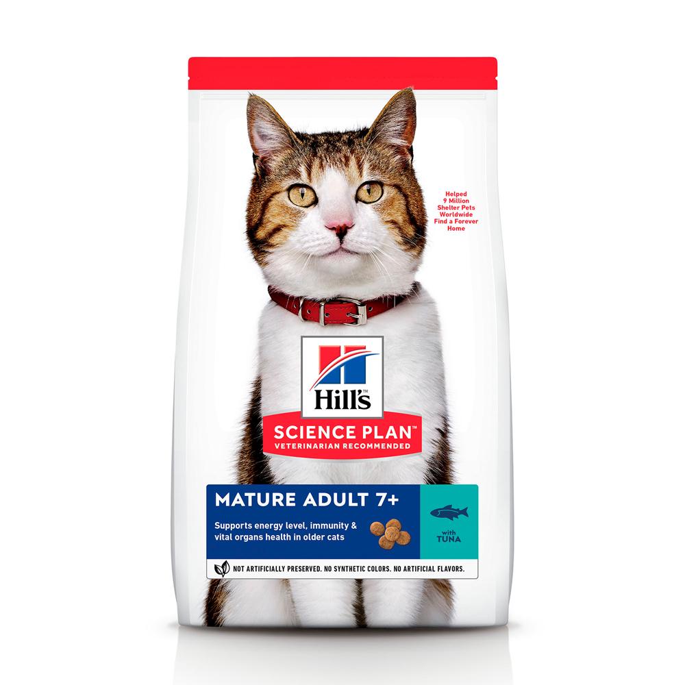 

Сухой корм для котов Hills Mature Adult 7+ Active Longevity with Tuna 1,5 кг