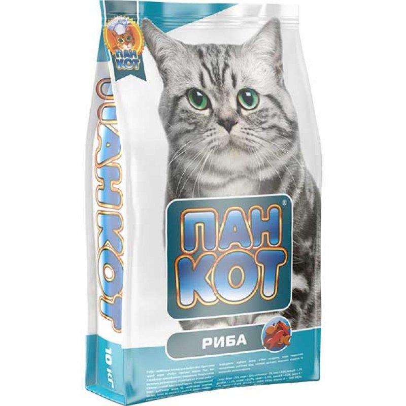 

Сухой корм для котов Пан Кот с рыбой 10 кг