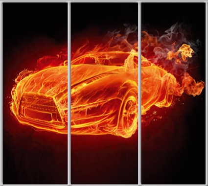 

Шкаф купе Luxe Studio Стандарт-1 Фотопечать Транспорт-30 2400x2100x450 трехдверный