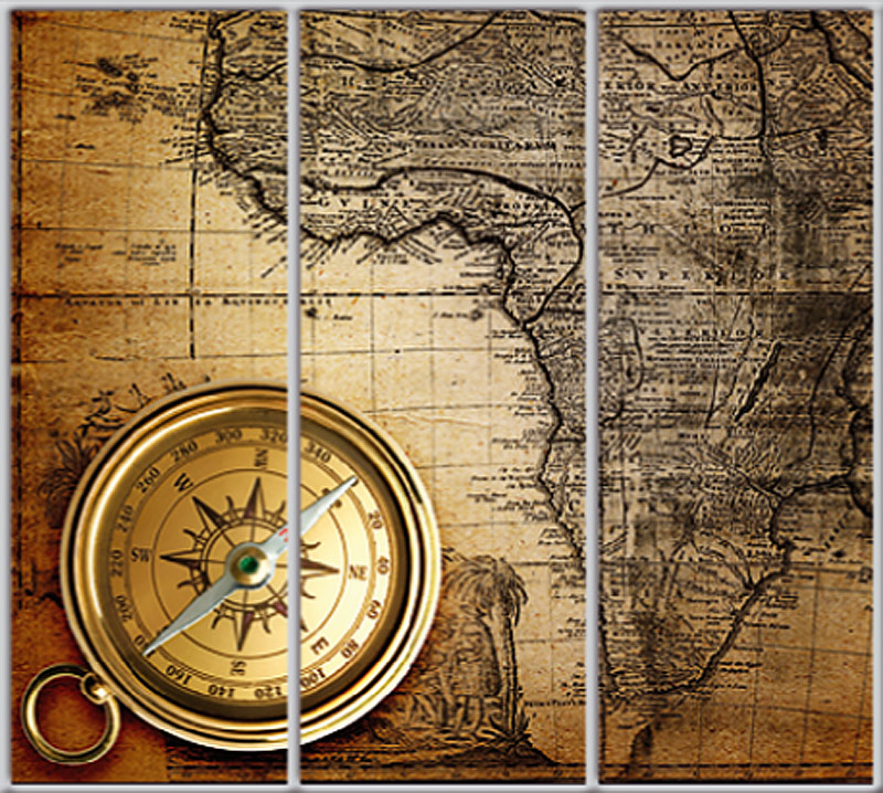 

Шкаф купе Luxe Studio Стандарт-1 Фотопечать Ретро-28 2400x2400x450 трехдверный