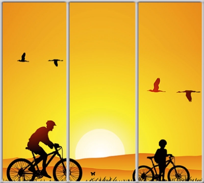 

Шкаф купе Luxe Studio Стандарт-1 Фотопечать Природа-23 2400x2300x450 трехдверный