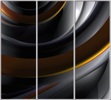 

Шкаф купе Luxe Studio Стандарт-1 Фотопечать Абстракция-29 2400x2100x450 трехдверный