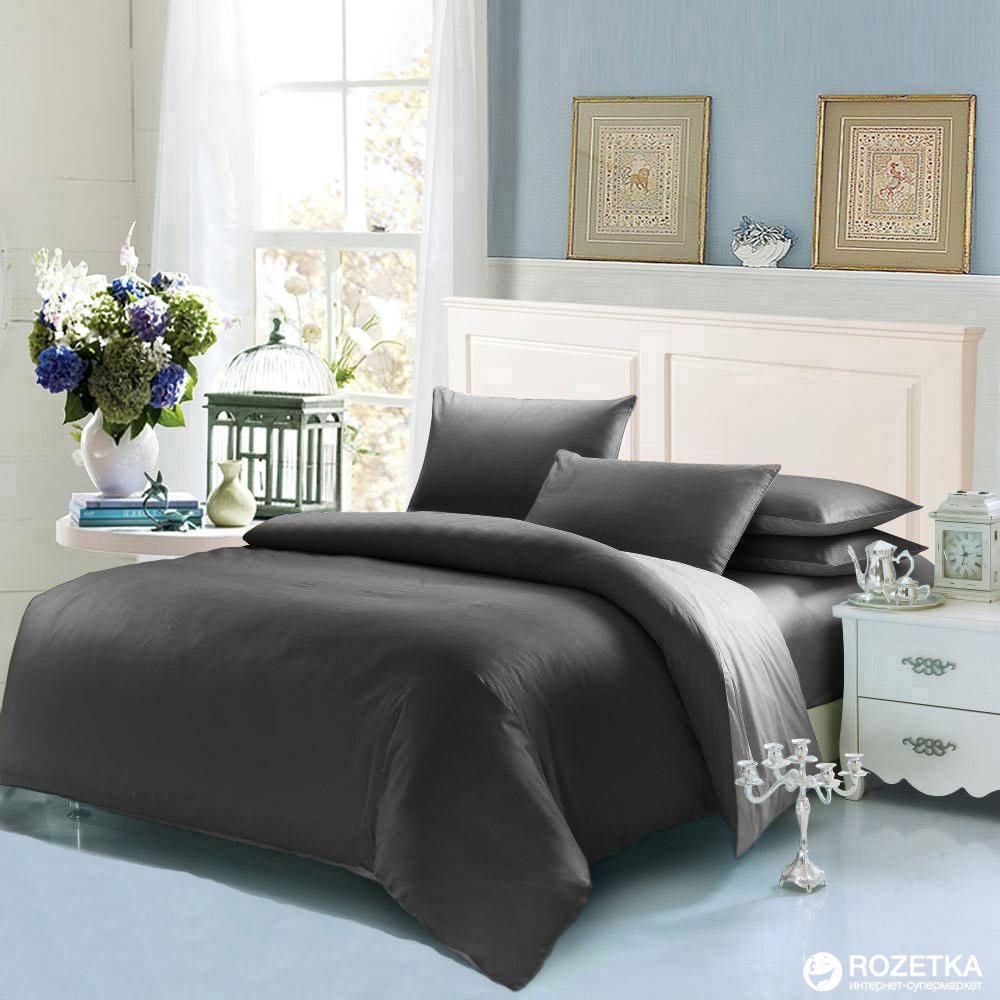 

Простынь U-tek Home Sateen 143х215 см Iron Grey