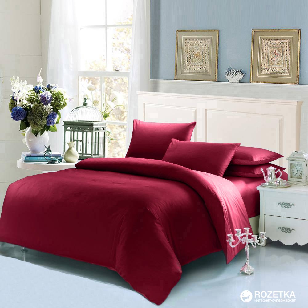 

Простынь U-tek Home Sateen 220х240 см Wine Red
