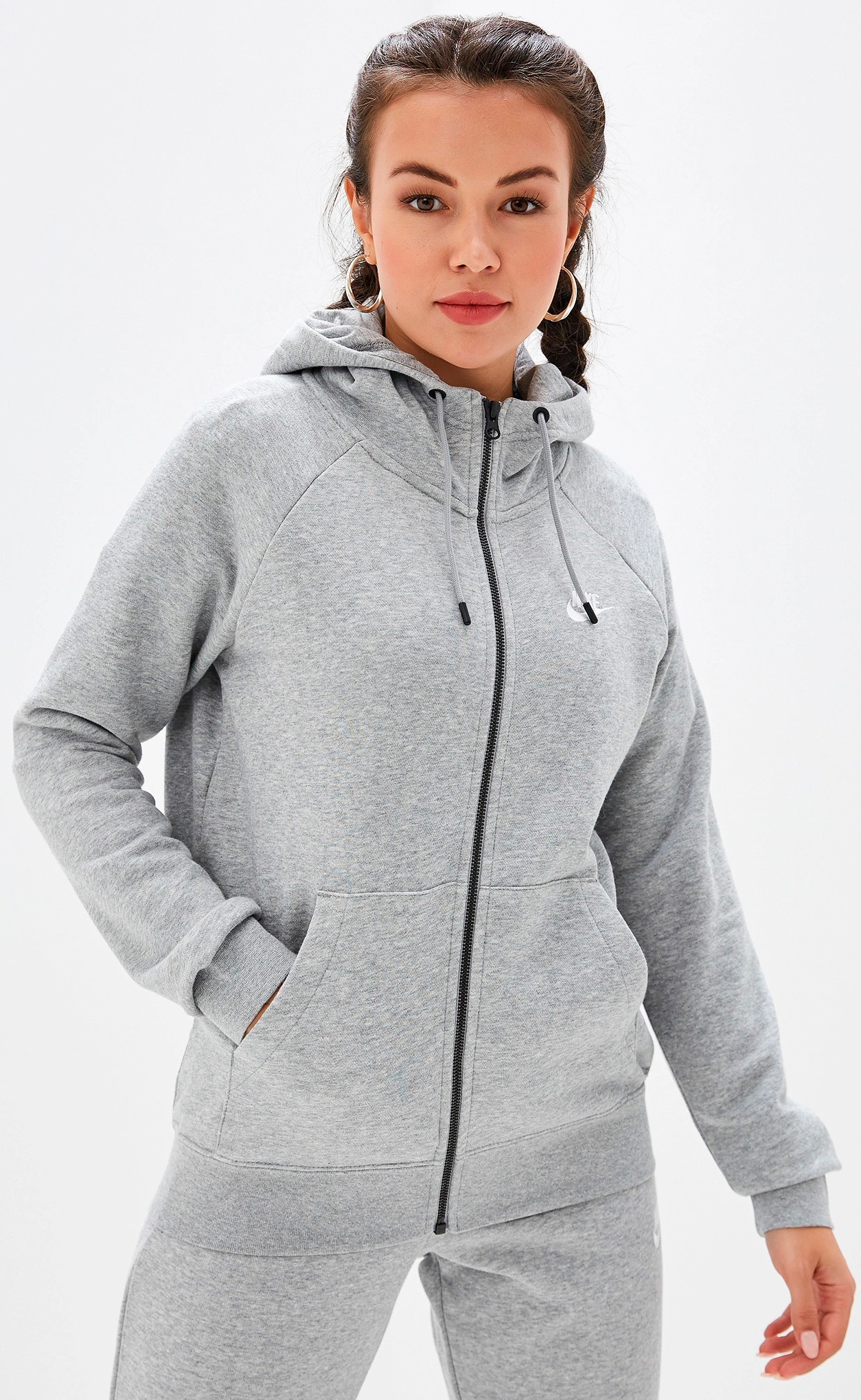 

Толстовка Nike W Nsw Essntl Hoodie Fz Flc BV4122-063 S