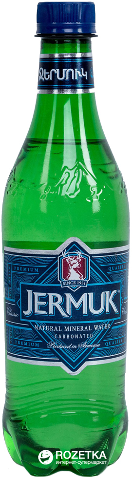 Акція на Упаковка минеральной природной воды Джермук 0.5 л х 12 бутылок (4850013000216) від Rozetka UA
