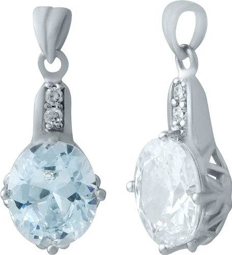 

Серебряная подвеска SilverBreeze с фианитами