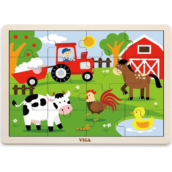 

Пазл Viga Toys "Ферма" (51448)