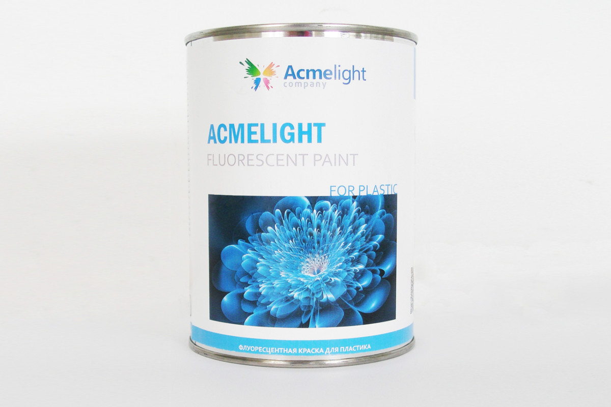 

Флуоресцентная краска для пластика Acmelight Fluorescent Paint for plastic розовая 1,5 л