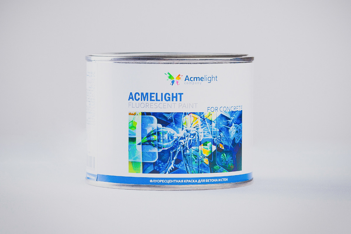 

Флуоресцентная краска по бетону Acmelight Fluorescent paint for Concrete зеленая 0,5 л