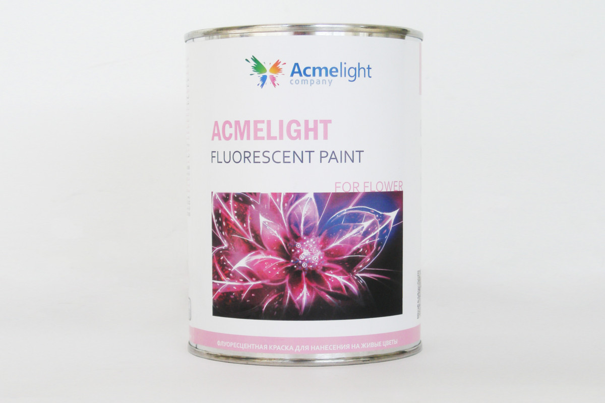 

Флуоресцентная краска для цветов Acmelight Fluorescent paint for Flower белая 1 л