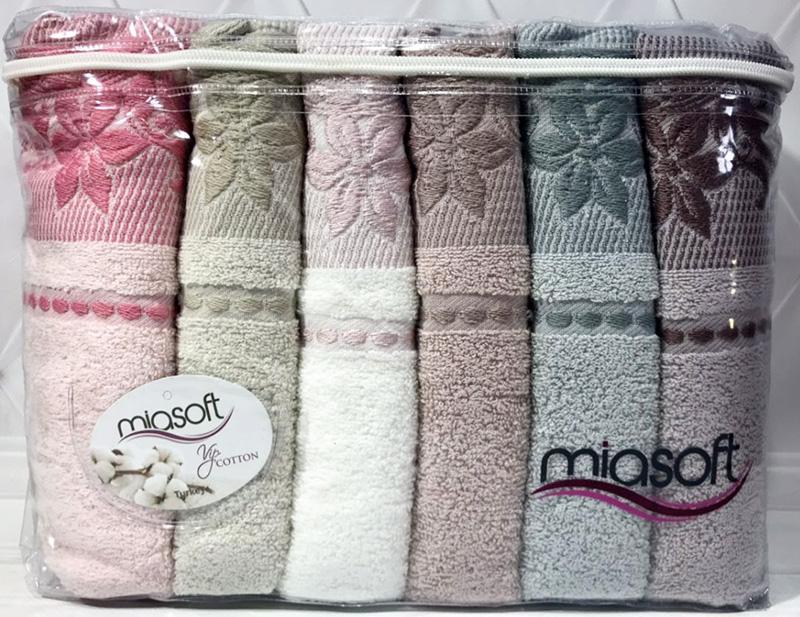 

Набор 6 полотенец Pupilla Miasoft Kardelen 70х140см (банные), хлопок