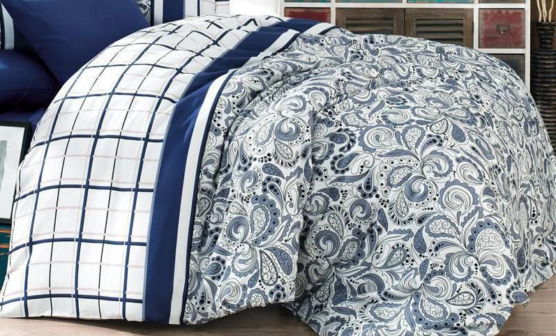 

Одеяло Nazenin Blue Petal 195х215см, с силиконовым наполнителем