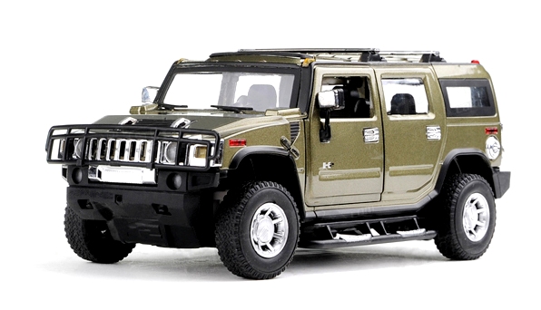 

Машинка радиоуправляемая 1:24 Meizhi Hummer H2 металлическая (темно-зеленый) (146188)