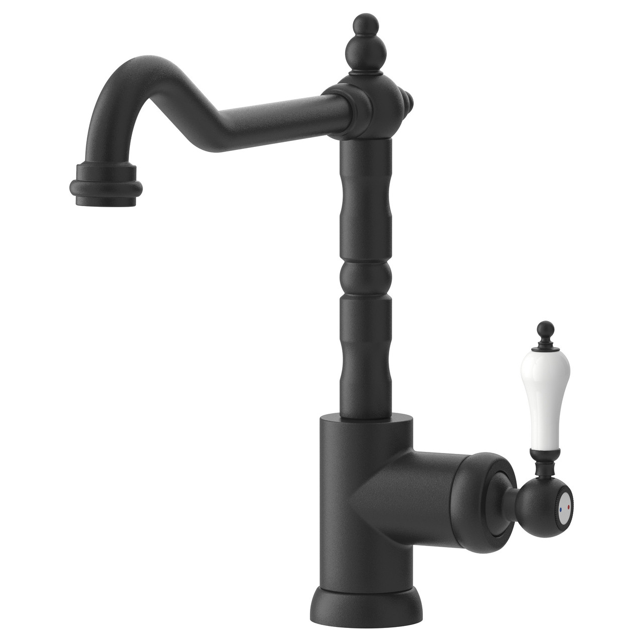 

Смеситель кухонный IKEA GLITTRAN черный 302.256.06