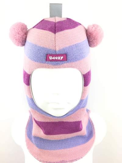 

Детский зимний шапка шлем Beezy для девочки 1402-36-20 модель Мишка р. 1 (47-49 см)