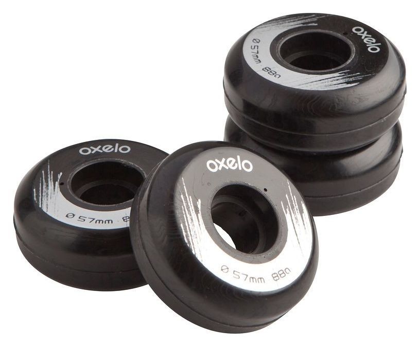 

Колеса для роликов Oxelo Wheels 57mm, 88A (4 шт)