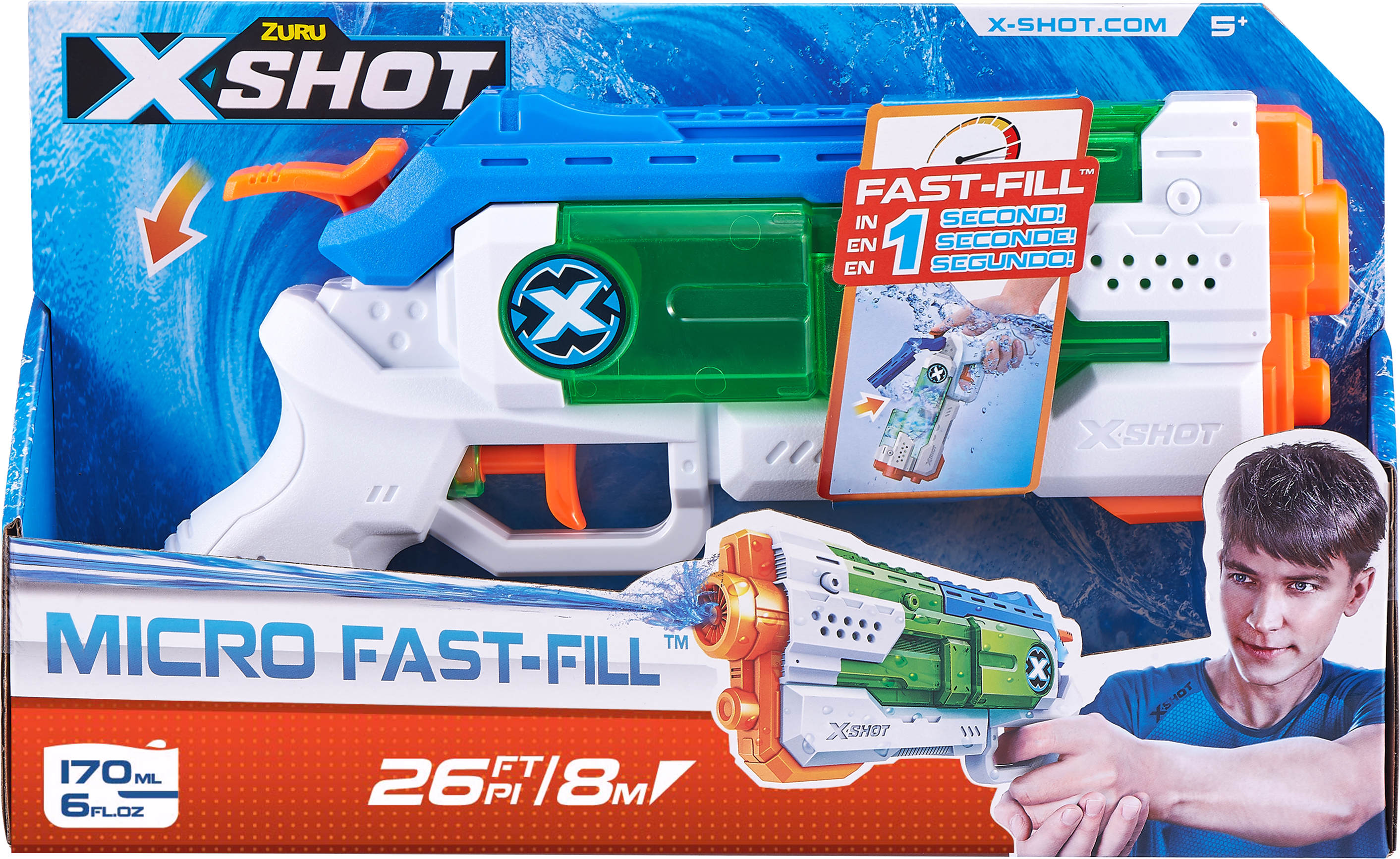 

Водный бластер Zuru X-Shot Fast Fill Small (56220) (193052007018)