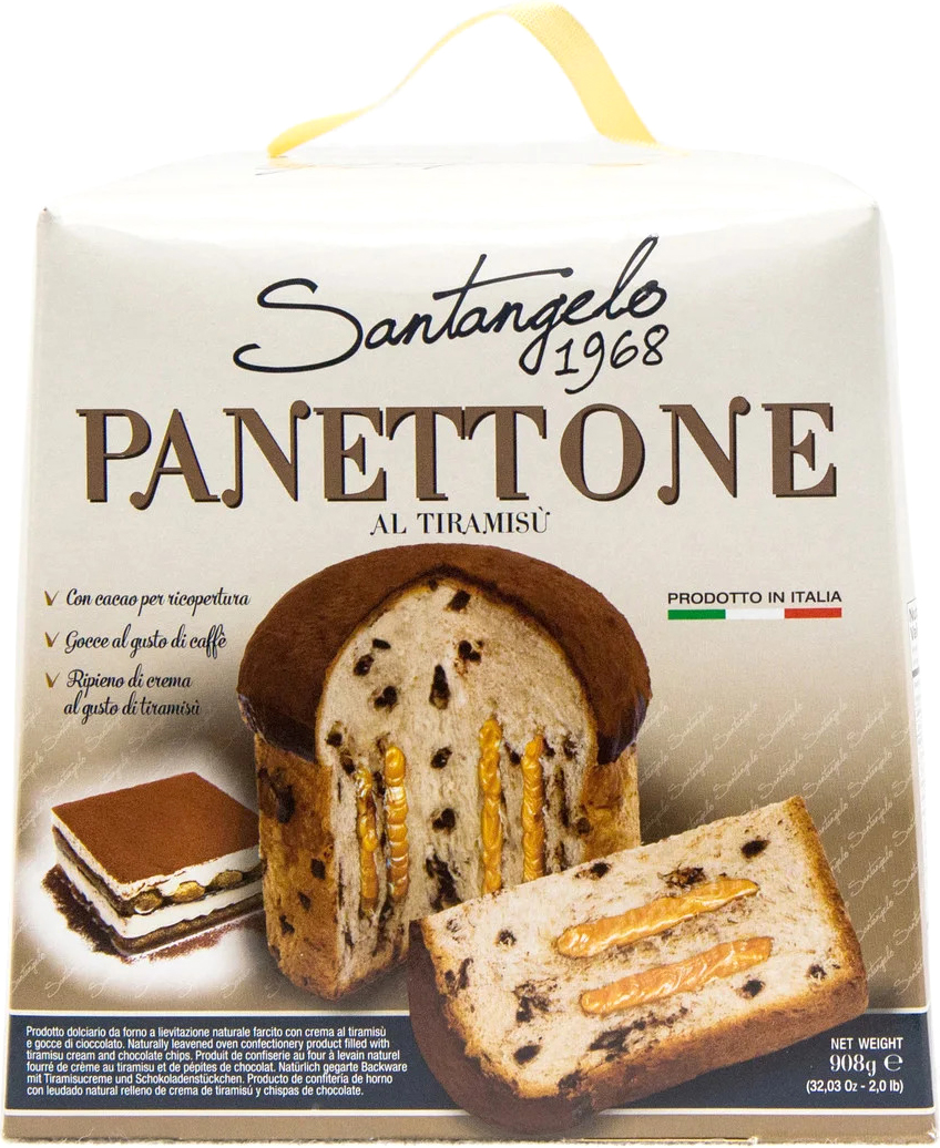 Кекс Santangelo Panettone Al Tiramisu 908 г (8003896013224) – купить в  Украине - ROZETKA. Цены на Кекс Santangelo Panettone Al Tiramisu 908 г  (8003896013224) в Киеве, Харькове, Днепре, Одессе, Львове, Запорожье,  Виннице, Николаеве, Полтаве