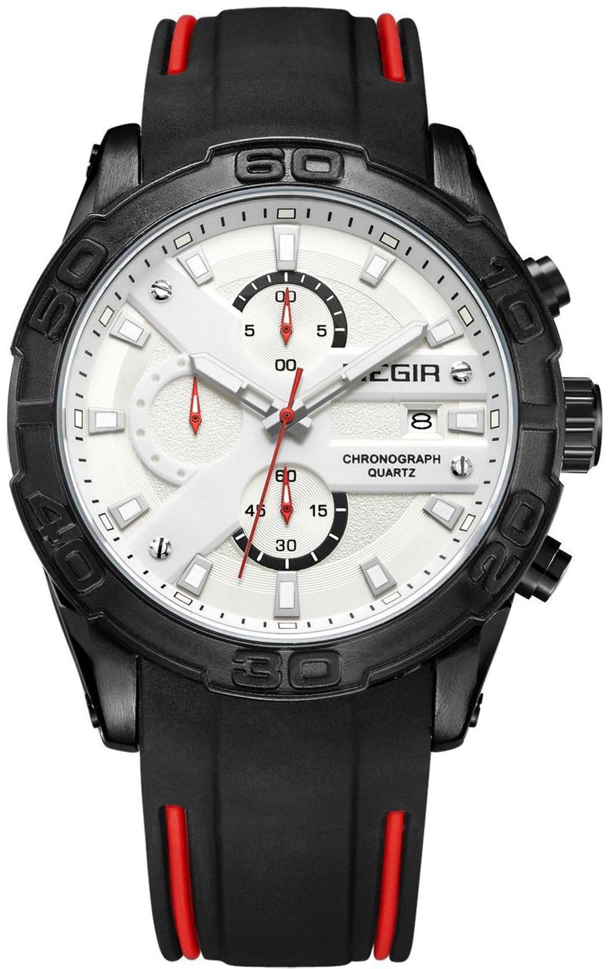 

Мужские часы Megir Black White Black MG2055 (MN2055G-BK-7)