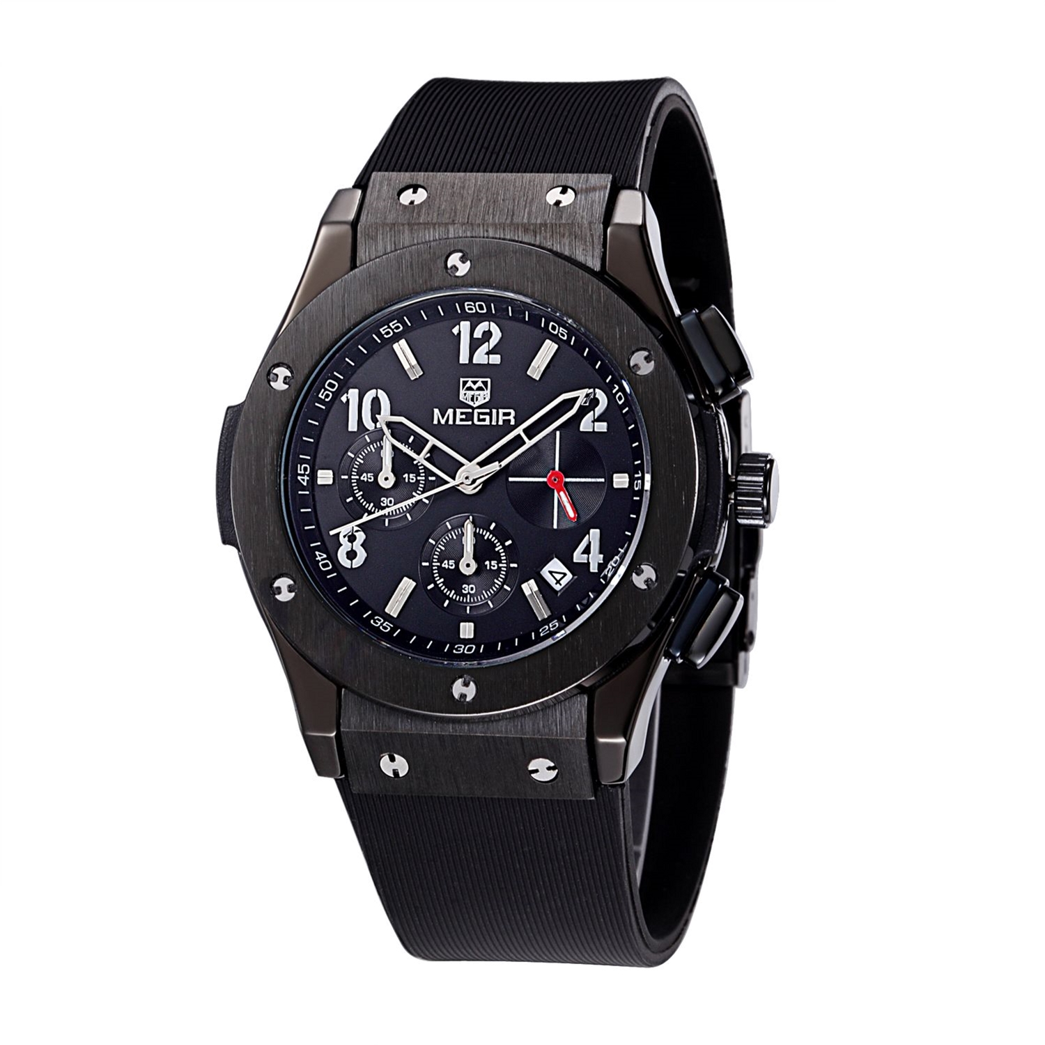 

Мужские часы Megir Black MG3002M (MN3002M-BK-1)