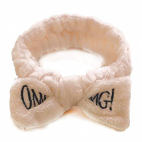 

Плюшевая повязка "OMG" (бежевая) SI YUE (BA592/1057)