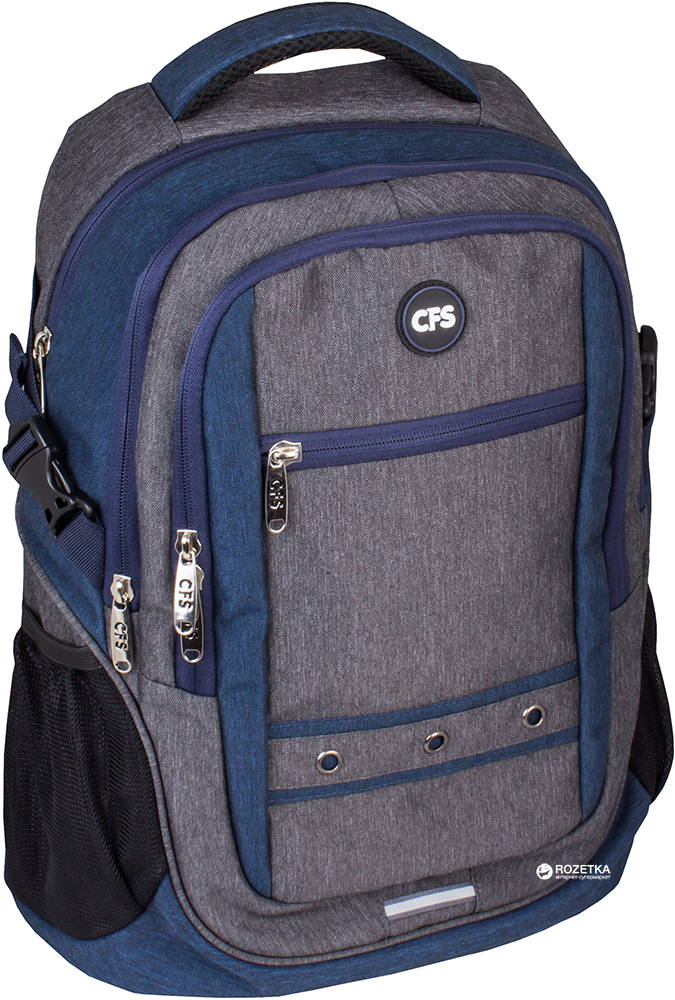 

Рюкзак молодежный Сool For School 44х28х14 см 17 л Grey/Blue (CF86309)